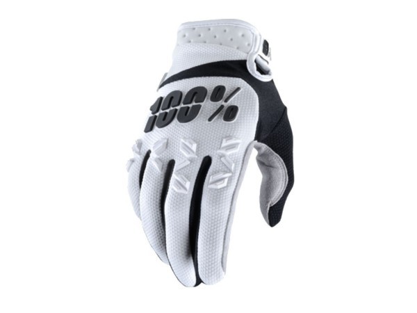 Guantes Largos MX 100% Airmatic Blanco