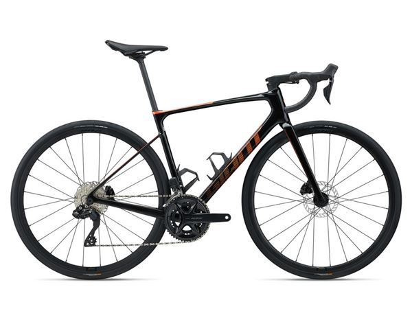 GIANT DEFY ADVANCED 1 - BLACK/ORANGE (2024)