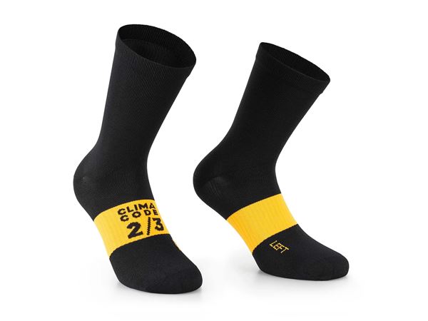 CALCETINES ENTRETIEMPO ASSOS SPRING FALL SOCKS - BLACK