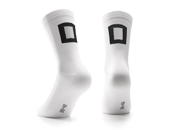 CALCETINES VERANO ASSOS POKER SOCKS  Nº 0 - WHITE