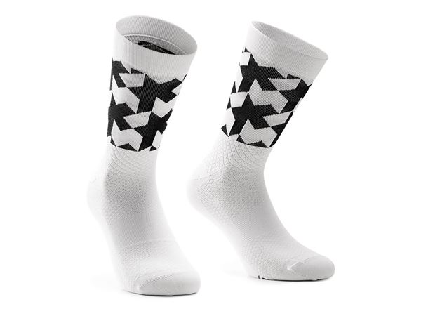 CALCETINES ASSOS MONOGRAM SOCKS EVO - HOLY WHITE