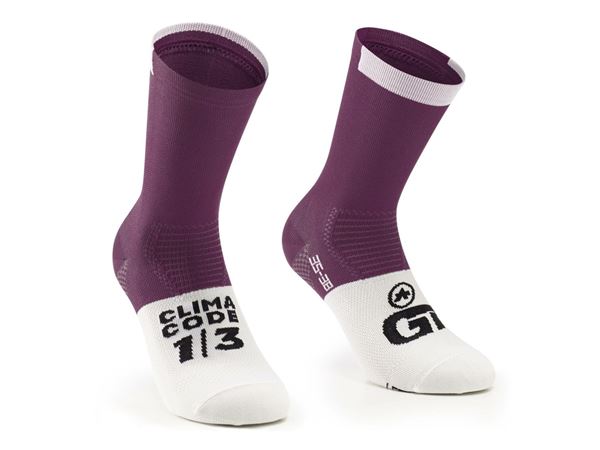 CALCETINES ASSOS GT SOCKS C2 - RAMPANT RUBY II